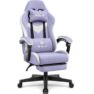Fauteuil de jeu de course inclinable et ergonomique à haut dossier