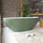 65'' x 30'' Freestanding Soaking Solid Surface Bathtub