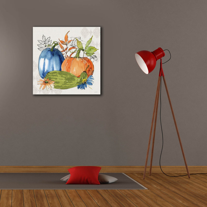 «Fall Sweet Fall 2» par Anne Tavoletti, art mural sur toile, H 26 po x l 26 po x P 1,5 po