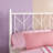 Rollingwood Vintage Low-profile Metal Bed Frame with Chevron-Inspired design Headboard-1106370825-1106370826