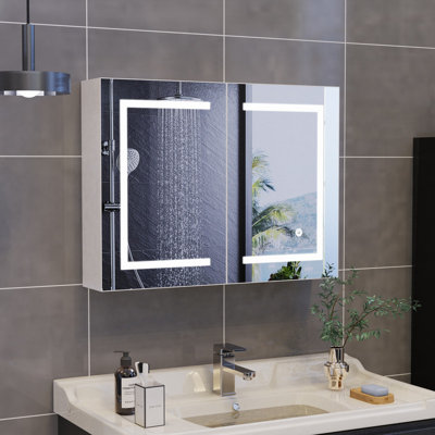 80mm W 60mm H Wall Mounted Required Medicine Cabinet Mirror