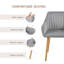 49.5cm H Upholstered Dining Chairs With Wooden Legs-385126525-392246011
