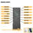 Low Profile Caged Ceiling Fan With Lights Remote Control, Embedded Modern Industrial Ceiling Fan-9079883