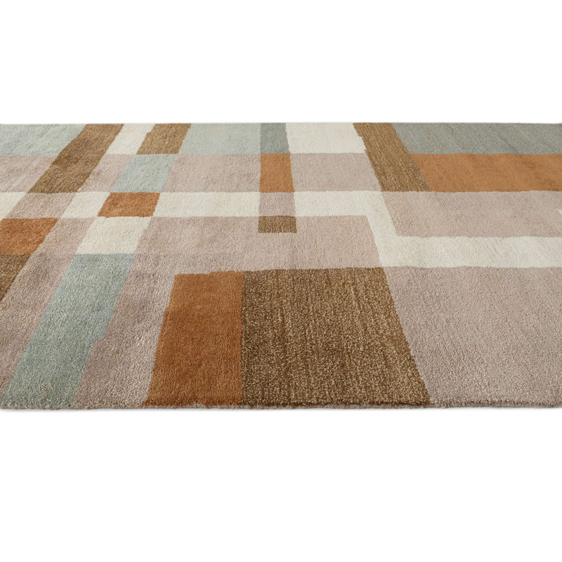 Tapis d'intérieur en laine touffeté à la main Marisol, Rectangle 7 pi 6 po x 9 pi 6 po