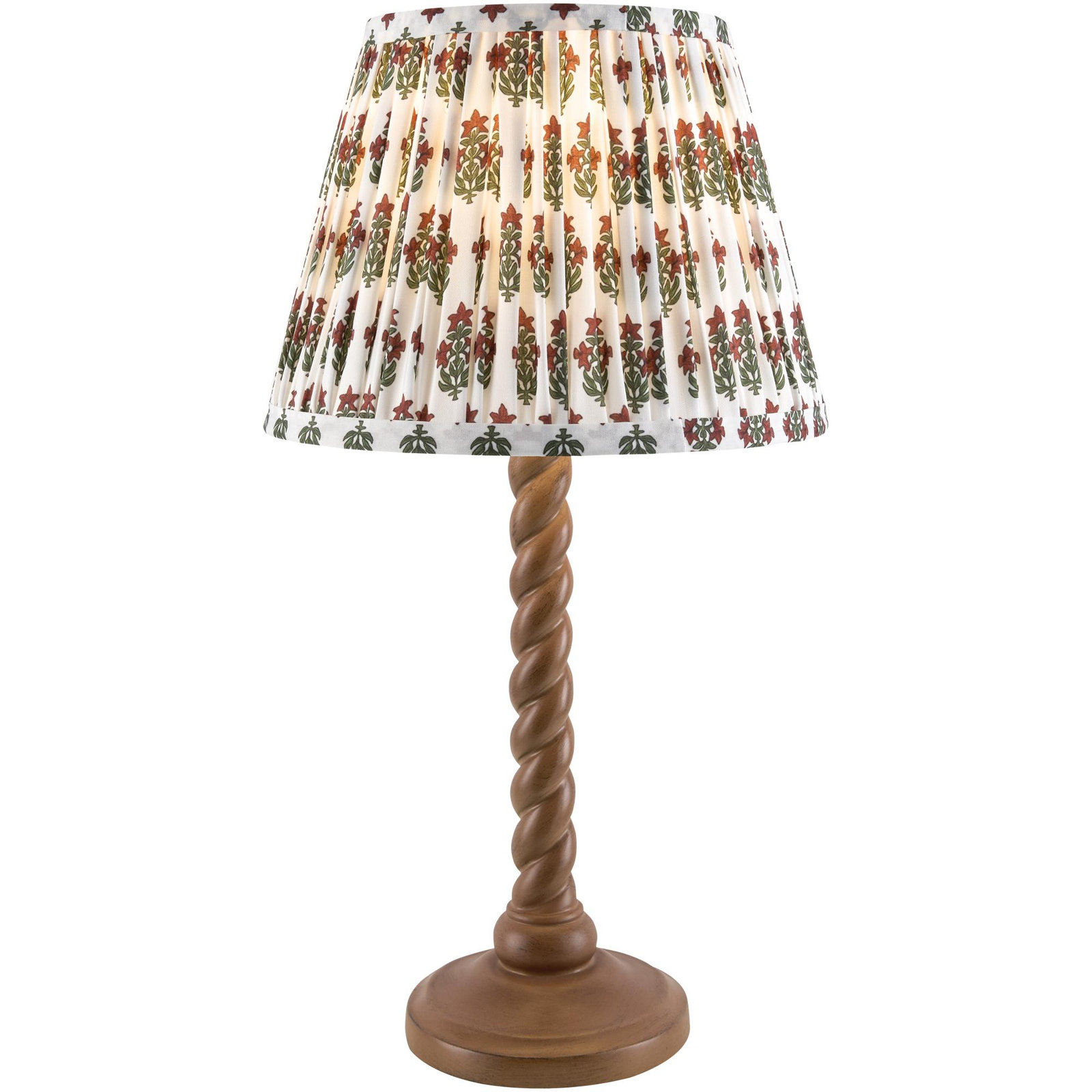Shoupe Table Lamp, White/Green/Red