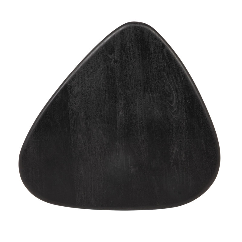 Rounded Triangle Mango Wood Coffee Table
