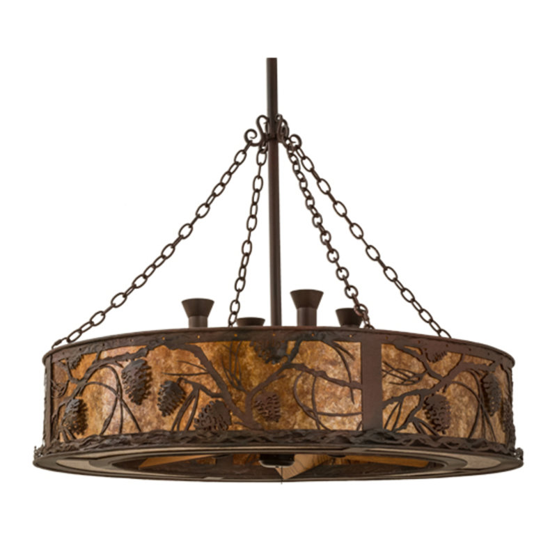 Whispering Pines Downrod Ceiling Fan