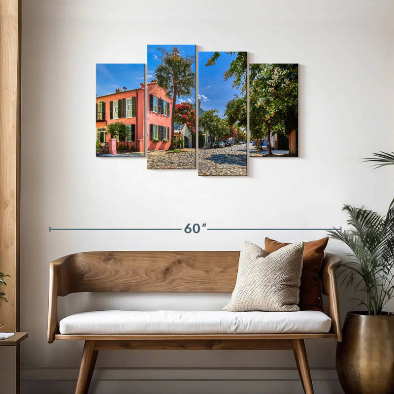 Sireci Charming Charleston Street, 27" H x 43" W