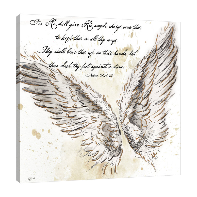On Angel's Wings I by Tre Sorelle Studios - Wrapped Canvas Print, 60.96cm H x 60.96cm W