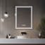 Bright LED Bathroom Mirror Front Light, 5 Mins Defog, Full HD Reflected, 3 Colours Dimmable, Wall Mounted-861026578