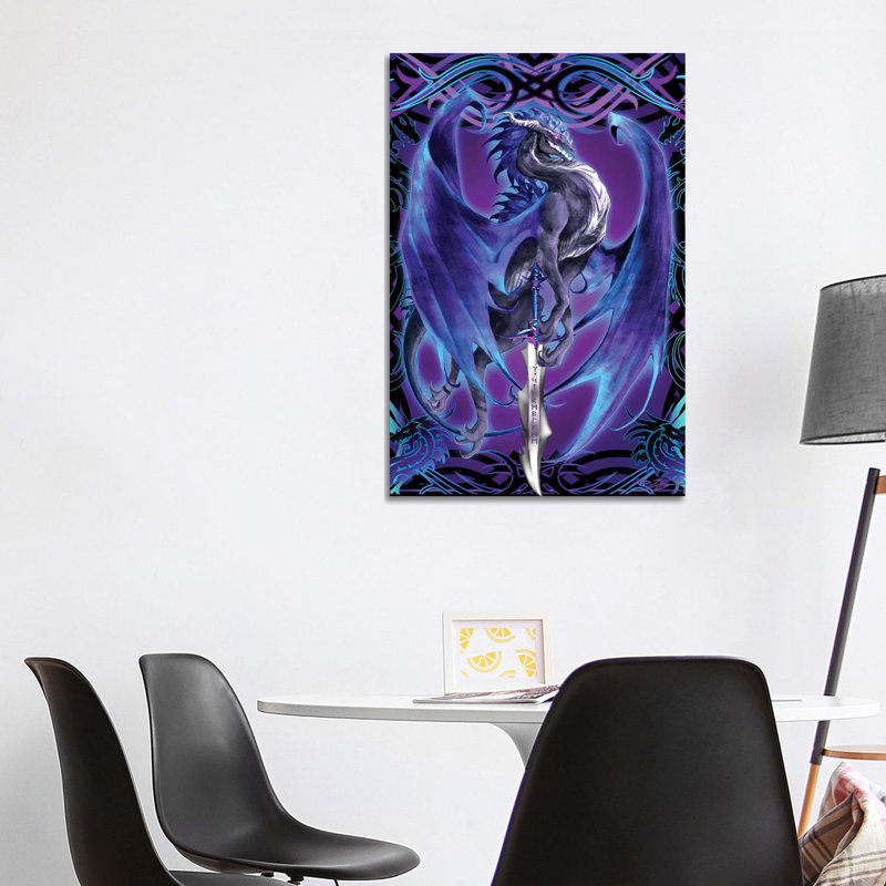 Dragonsword Stormblade 1 Piece Wrapped Canvas Wall Art, 101.6 cm H x 66.04 cm W
