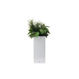 26" Modena Tall Cube Self-Watering Resin Pot Planter