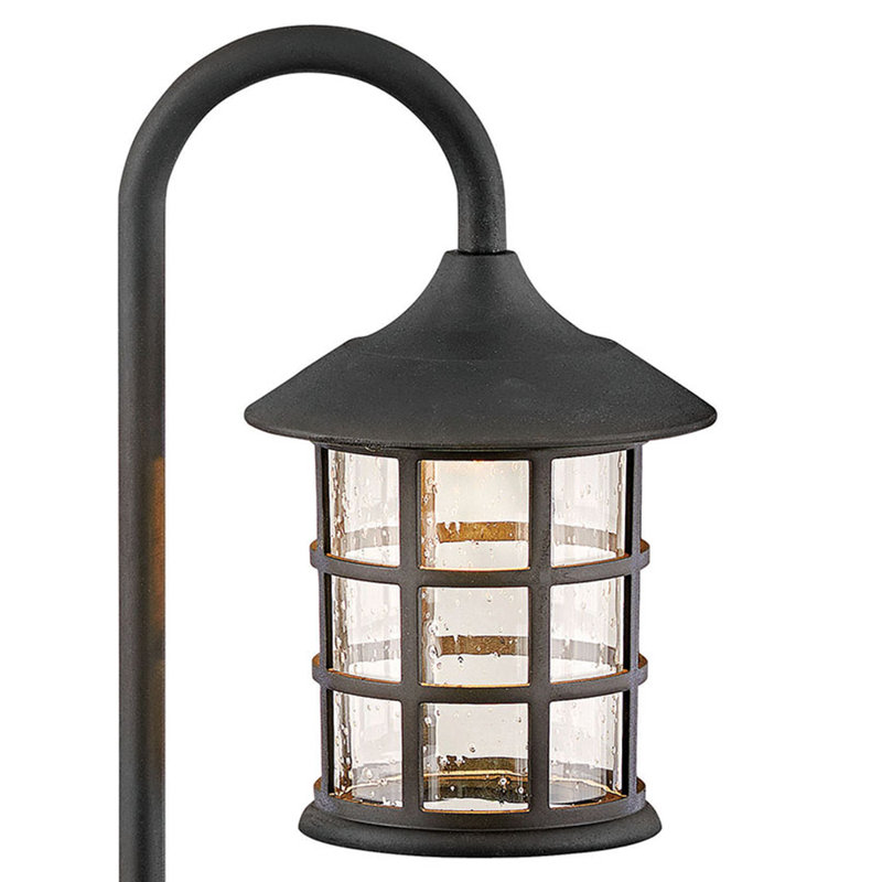 Low Voltage Pathway Light, Textured Black