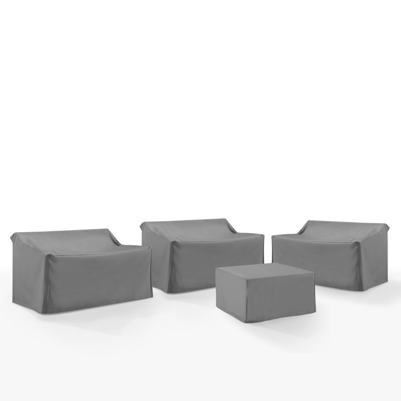 Furniture Covers Outdoor Conversation Set Cover, Gray