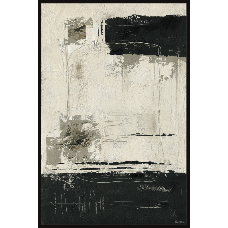 Sense Of Isolation by Parvez Taj - Floater Frame Painting on Canvas, 61cm H x 41cm W