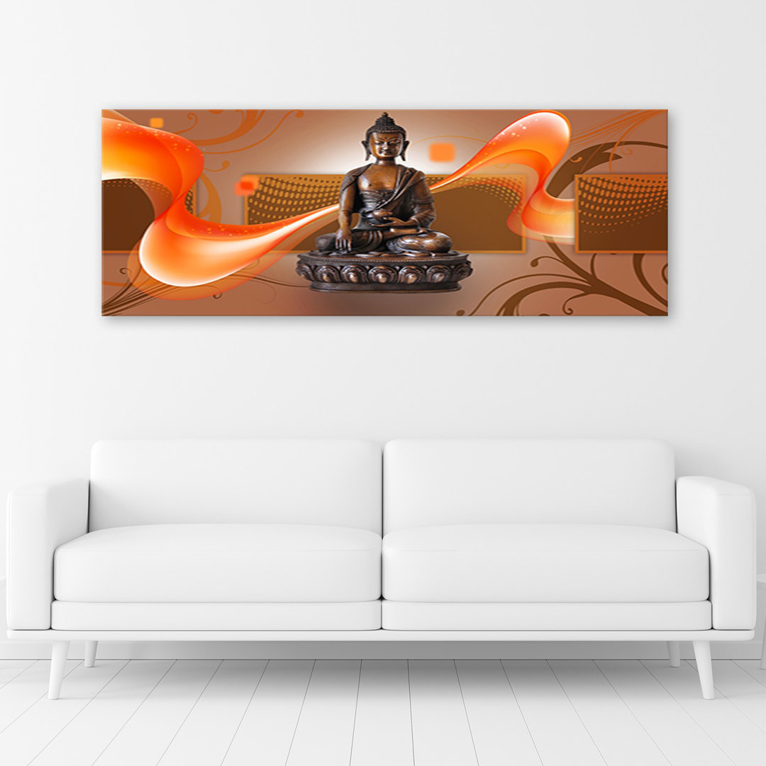 Leinwandbild Brown buddha