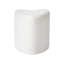 40cm Wide Heart Solid Colour Pouffe Ottoman-863244445