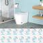 Toilette de bidet moderne et intelligente avec fonction - siège chauffant allongé, lavage à l'eau chaude, sécheuse, affichage à DEL, fonction avancée de nuit, chasse d'eau automatique