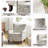 Alikah Armchair with Floral Fabric Pattern-92282185