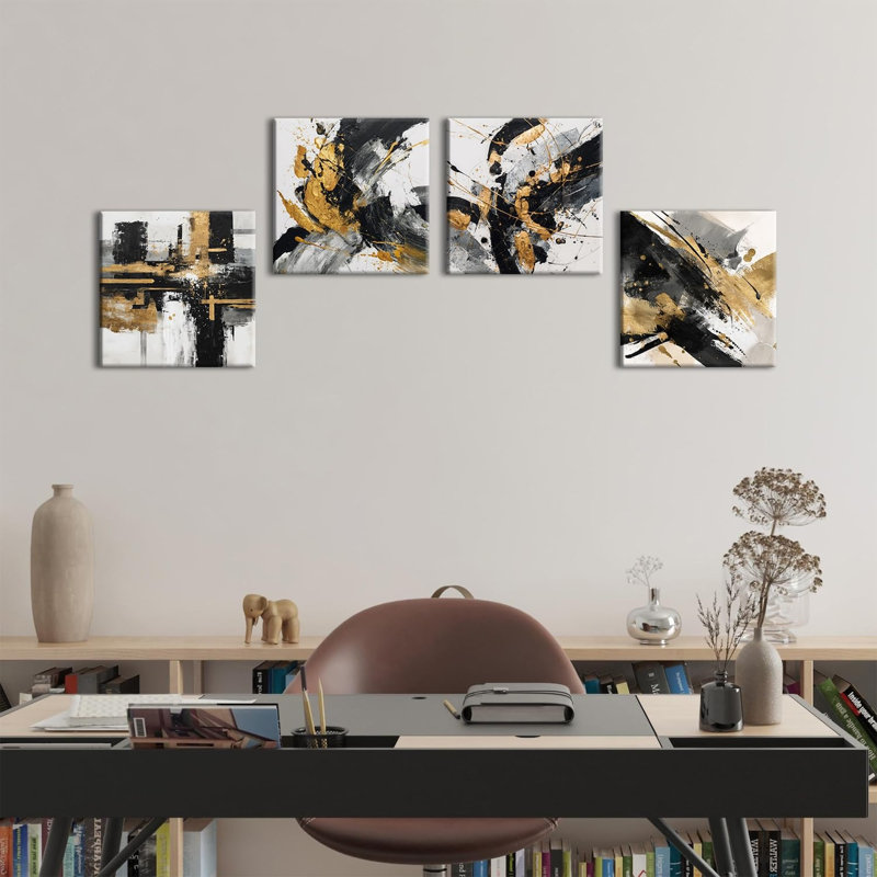 4 Piece Wrapped Canvas Print