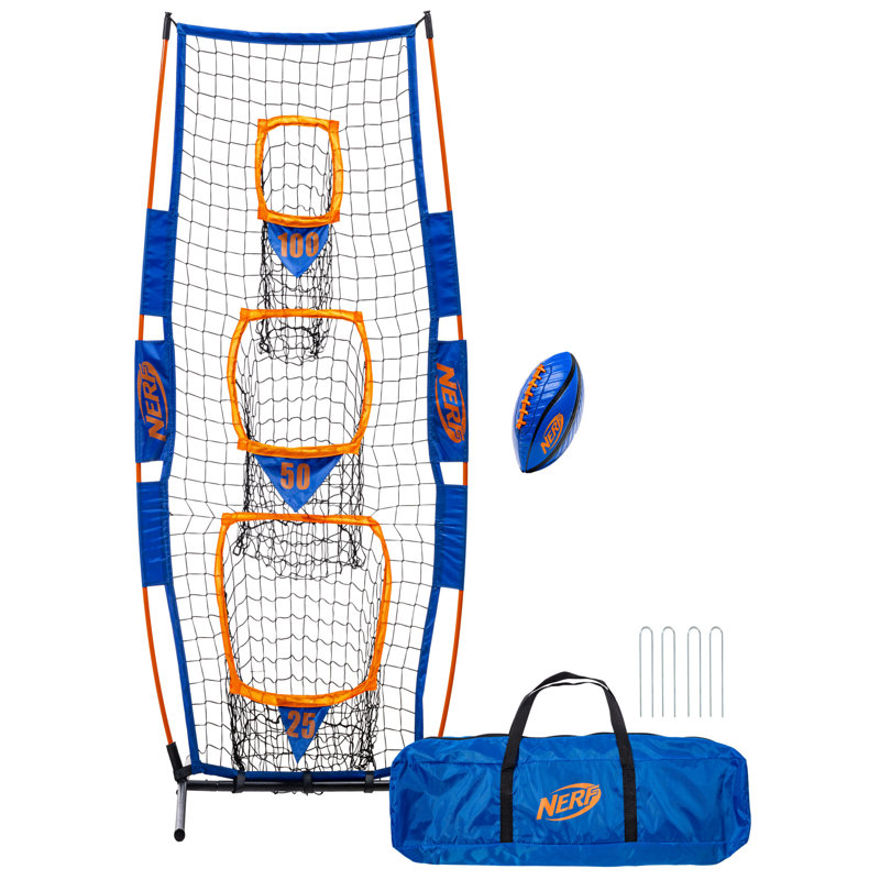 Cible de football Nerf Pro Pass - grande cible de 5 pi x 2 pi
