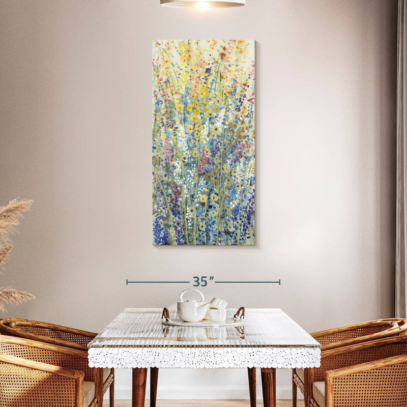 Avery Wildflower Panel II, 48" H x 24" W
