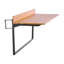 Rectangular Metal Folding Outdoor Balcony Table , 100.1cm cm W 48.5cm cm D
