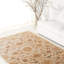 Floral Area Rug in Cream/Golden-722689002