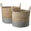 Hand Woven Wicker Laundry Hamper with Handles-105726299