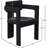 Exilda Chenille Fabric Dining Chair-1575754230