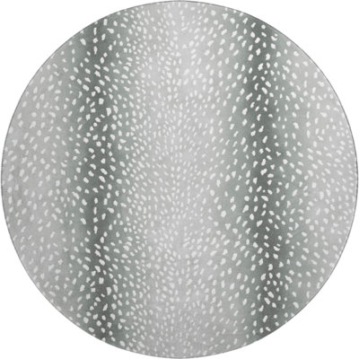 Premium Machine Washable Merilou AMF44 Gray Rug