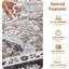 Aspire Homeware Distressed Floral Area Rug-1933536128