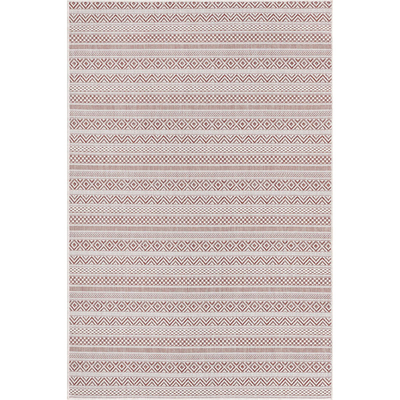 Tapis d'extérieur scintillant couleur brique, Rectangle 4 pi x 6 pi