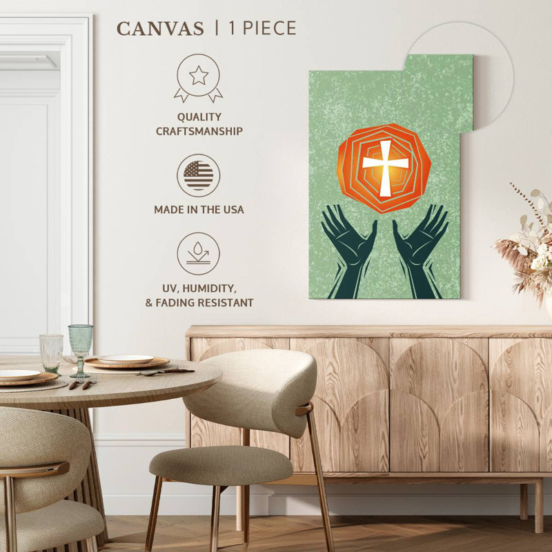 Praise And Prayer, 24" H x 16" W