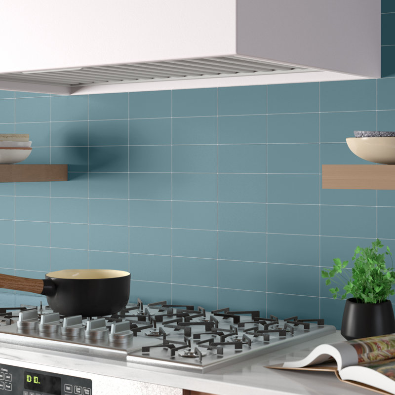 Artigiano 3" x 6" Ceramic Subway Tile, Roman Skyline