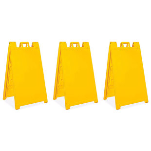 A-Frame Portable Folding Sidewalk Sign (Set of 3)