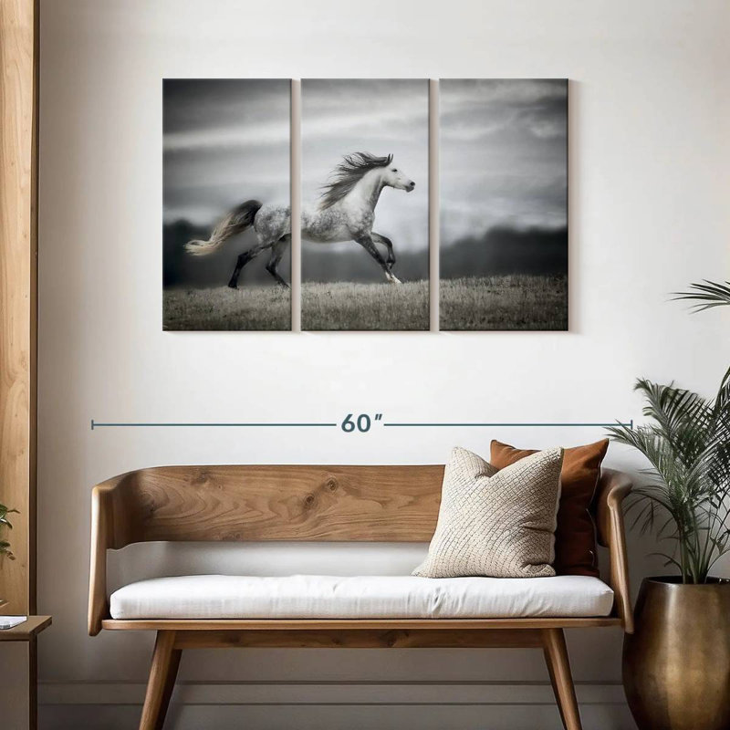 Brampt Wind Blown Mane II, 28" H x 45" W