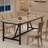 70.87" Industrial Dining Table For 6-8 People, Long Rectangle Wood Dining Table-1398683248