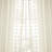 Bracken Geometric Patterned Faux Linen Sheer Curtains for Bedroom & Living Room Curtains - Single Panel Drapes-1406273411-1357367760