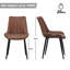 Dining Room Chairs,Faux Leather Kitchen Chairs With Metal Legs-769643755-738423171