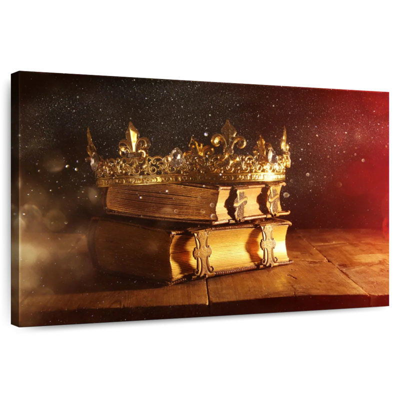 Couronne de poussière d'or Kerner, H 8 po x l 12 po