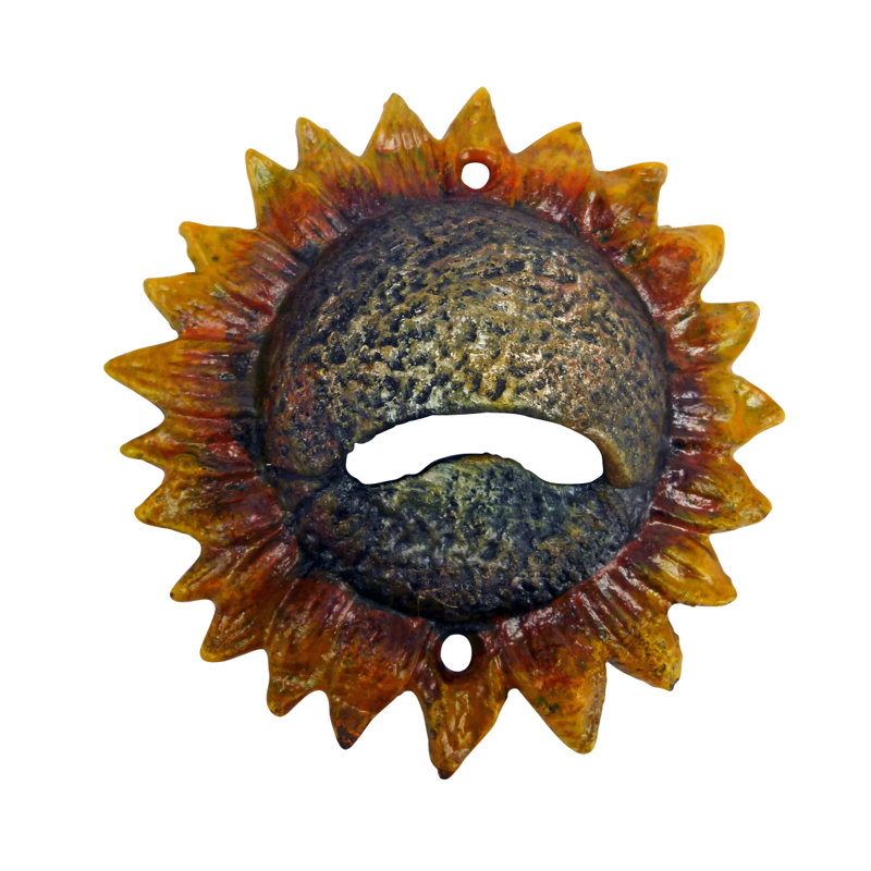 Ouvre-bouteille de tournesol ensoleillé