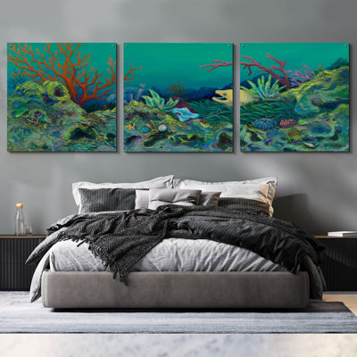 Art mural en verre épique «The Gate Keeper» par Tim Marsh
