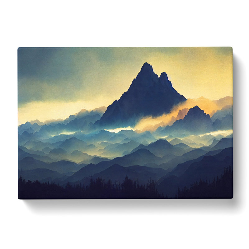 Beguiling Mountain Landscape - Wrapped Canvas, 50cm H x 76cm W x 3cm D