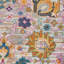 Tapis argenté / orange / rose Justien-75384210