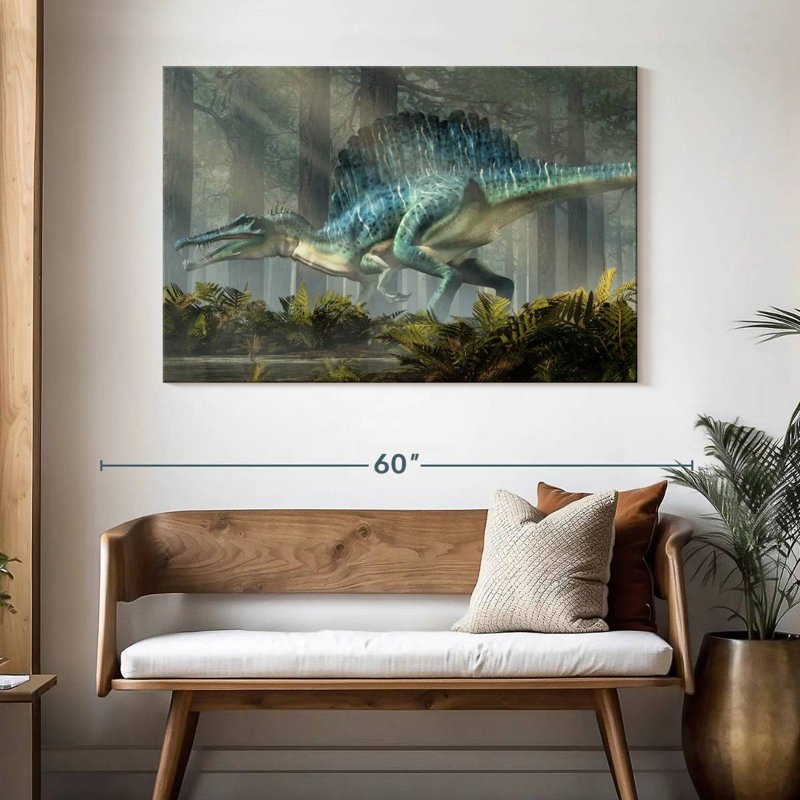 Crowle Panoramic Spinosaurus, 32" H x 48" W