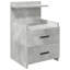 Bedside Cabinet With 2 Drawers 40X36.5X62 Cm-641041509-667734304
