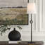 Lampe de commode en fer sans cordon Uttermost