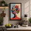 Blooming Crown Botanical - Wrapped Canvas-1716059767-1716059764