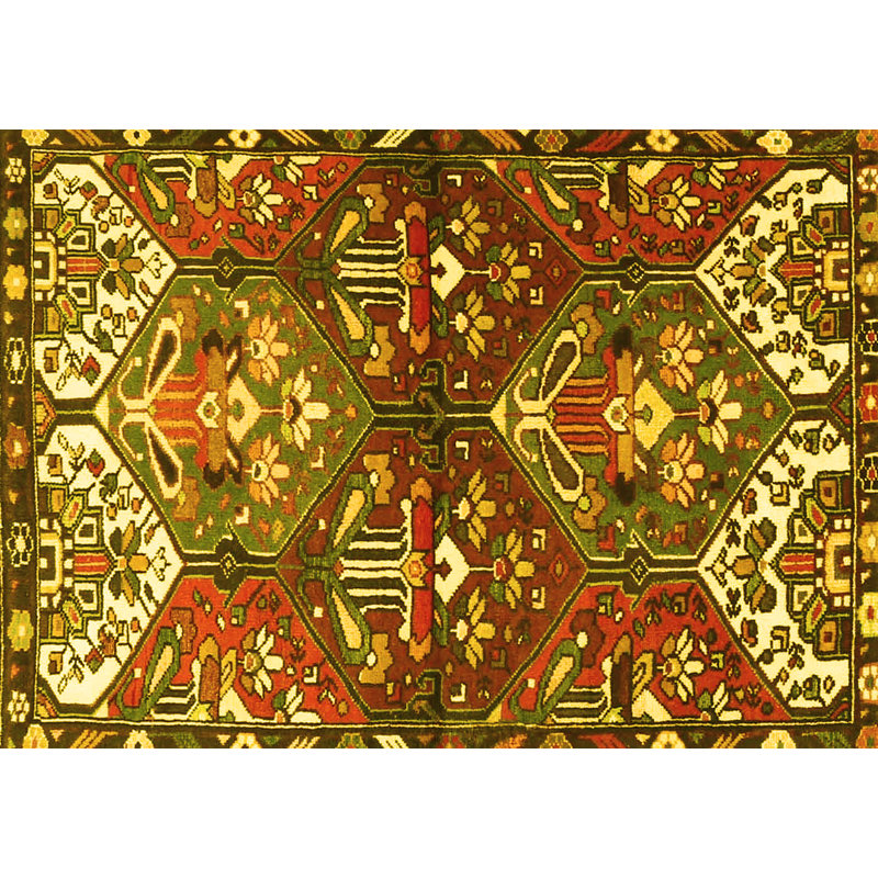 Washable Oriental Indoor Rug, Rectangle 7' x 9'